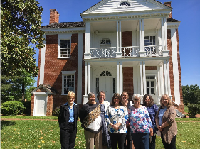 Members at the Chief Vann House