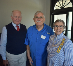 Dr. Tom Hewett, Shep Hammack and Vice Regent Montez Hammack, 10-8-24 mtg